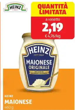 ALDI Heinz maionese offerta
