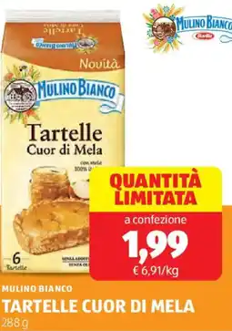 ALDI Mulino bianco tartelle cuor di mela offerta