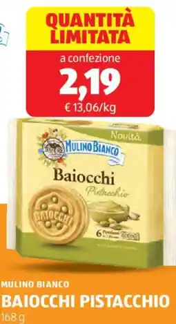 ALDI Mulino bianco baiocchi pistacchio offerta