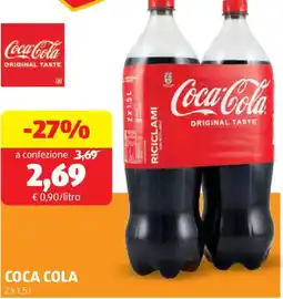 ALDI Coca cola offerta