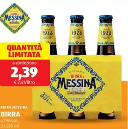 ALDI Birra messina birra offerta