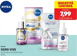 ALDI Nivea siero viso offerta