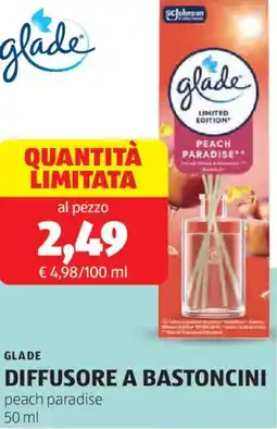 ALDI Glade diffusore a bastoncini offerta