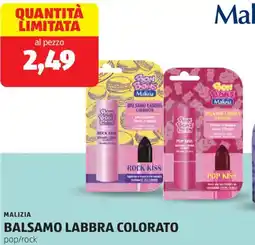 ALDI Malizia balsamo labbra colorato offerta