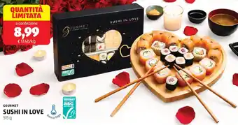 Gourmet sushi in love