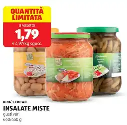 ALDI King's crown insalate miste offerta