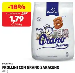 ALDI Buon'ora frollini con grano saraceno offerta