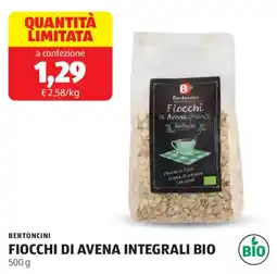 ALDI Bertoncini fiocchi di avena integrali bio offerta