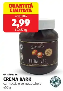 ALDI Grandessa crema dark offerta