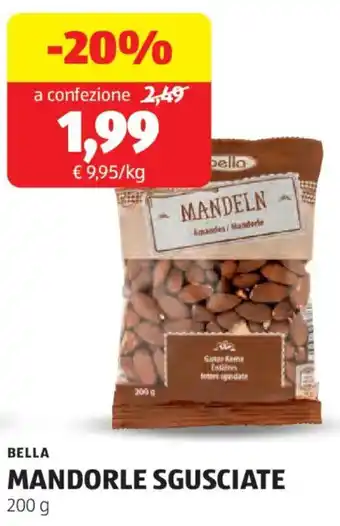 ALDI Bella mandorle sgusciate offerta