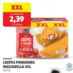 ALDI Primana crepes pomodoro mozzarella XXL offerta