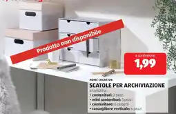 ALDI Home creation scatole per archiviazione offerta