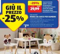 ALDI Home creation mobili da gioco per bambini offerta