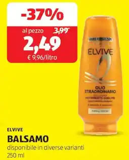 ALDI Elvive balsamo offerta
