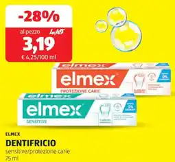ALDI Elmex dentifricio offerta