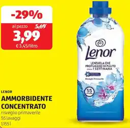 ALDI Lenor ammorbidente concentrato offerta