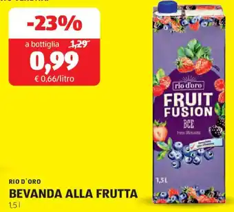 ALDI Rio d'oro bevanda alla frutta offerta