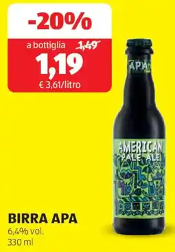 ALDI Birra APA offerta