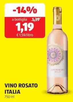 ALDI Vino rosato italia offerta