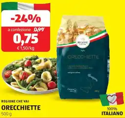 ALDI Regione che vai orecchiette offerta