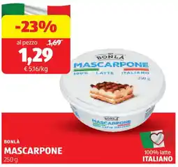 ALDI Bonlà mascarpone offerta
