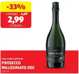 ALDI Calle degli specchi prosecco millesimato DOC offerta