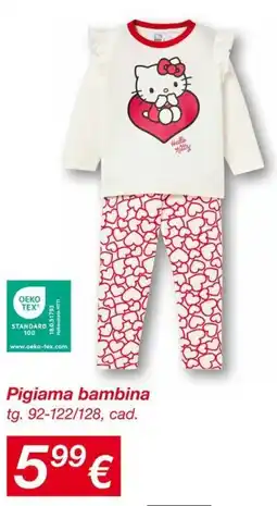 KiK Pigiama bambina offerta