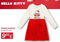 KiK Hello kitty vestito bambina offerta