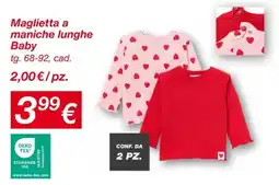 KiK Maglietta a maniche lunghe Baby offerta