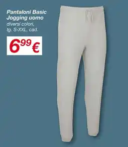 KiK Pantaloni Basic Jogging uomo offerta