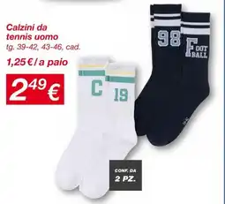 KiK Calzini da tennis uomo offerta