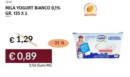 Prezzemolo e Vitale Mila yogurt bianco 0,1% offerta