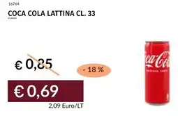 Prezzemolo e Vitale Coca cola lattina offerta