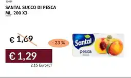 Prezzemolo e Vitale Santal succo di pesca offerta