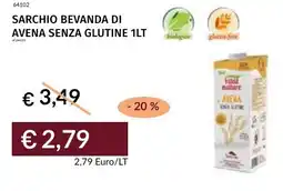 Prezzemolo e Vitale Sarchio bevanda di avena senza glutine offerta