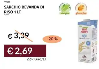 Prezzemolo e Vitale Sarchio bevanda di riso offerta