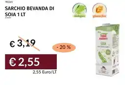 Prezzemolo e Vitale Sarchio bevanda di soia offerta