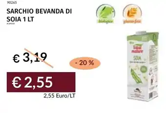 Prezzemolo e Vitale Sarchio bevanda di soia offerta