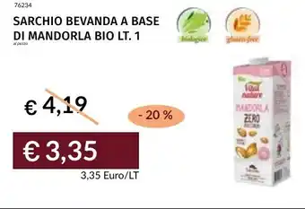Prezzemolo e Vitale Sarchio bevanda a base di mandorla bio offerta