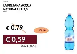 Prezzemolo e Vitale Lauretana acqua naturale offerta