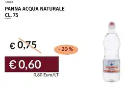 Prezzemolo e Vitale Panna acqua naturale offerta