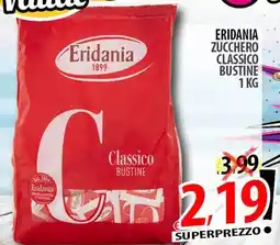 Il Genio Supermercato Eridania zucchero classico bustine offerta