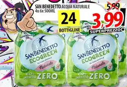 Il Genio Supermercato San benedetto acqua naturale offerta
