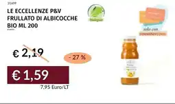 Prezzemolo e Vitale Le eccellenze p&v frullato di albicocche bio offerta