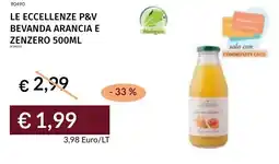 Prezzemolo e Vitale Le eccellenze p&v bevanda arancia e zenzero offerta