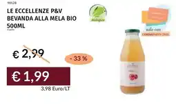 Prezzemolo e Vitale Le eccellenze p&v bevanda alla mela bio offerta