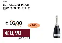 Prezzemolo e Vitale Bortolomiol prior prosecco brut offerta