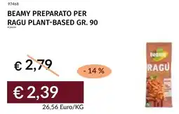 Prezzemolo e Vitale Beamy preparato per ragu plant-based offerta