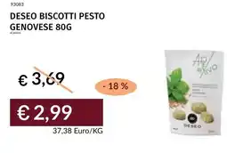 Prezzemolo e Vitale Deseo biscotti pesto genovese offerta