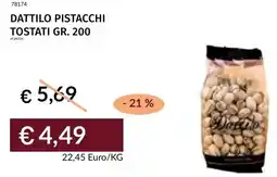Prezzemolo e Vitale Dattilo pistacchi tostati offerta